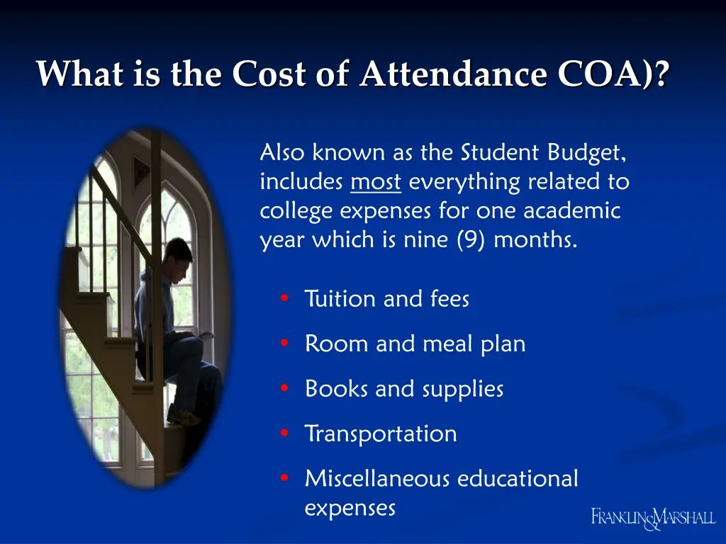what is the cost of attendance coa