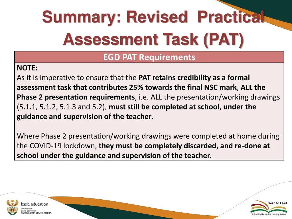 summary revised practical assessment task 2
