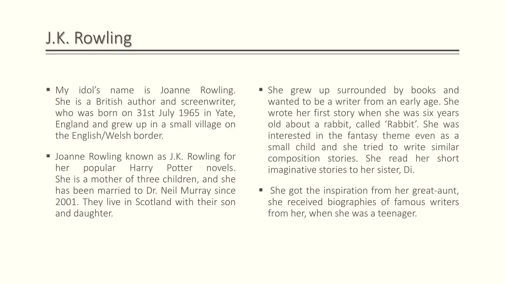 j k rowling