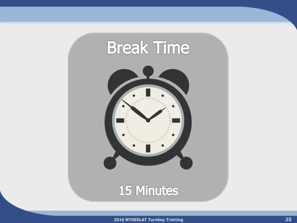 break time