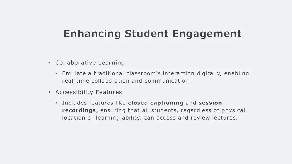 enhancing student engagement