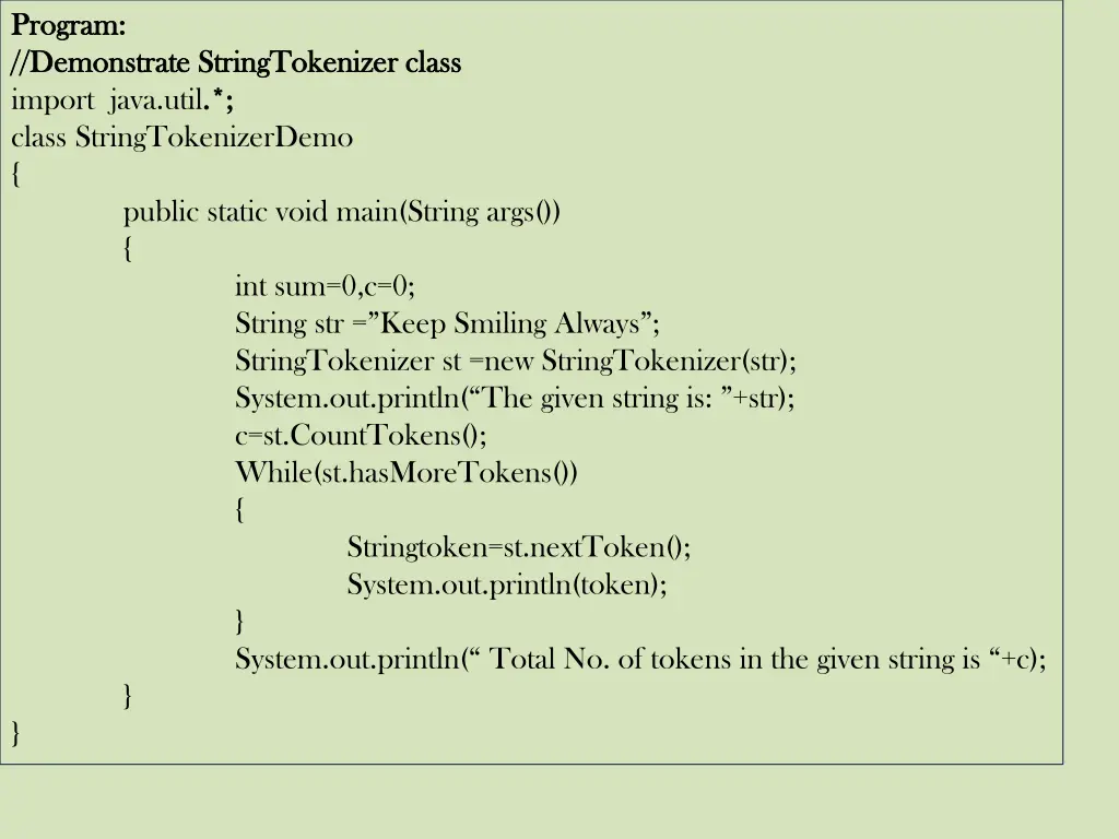 program program demonstrate demonstrate 2