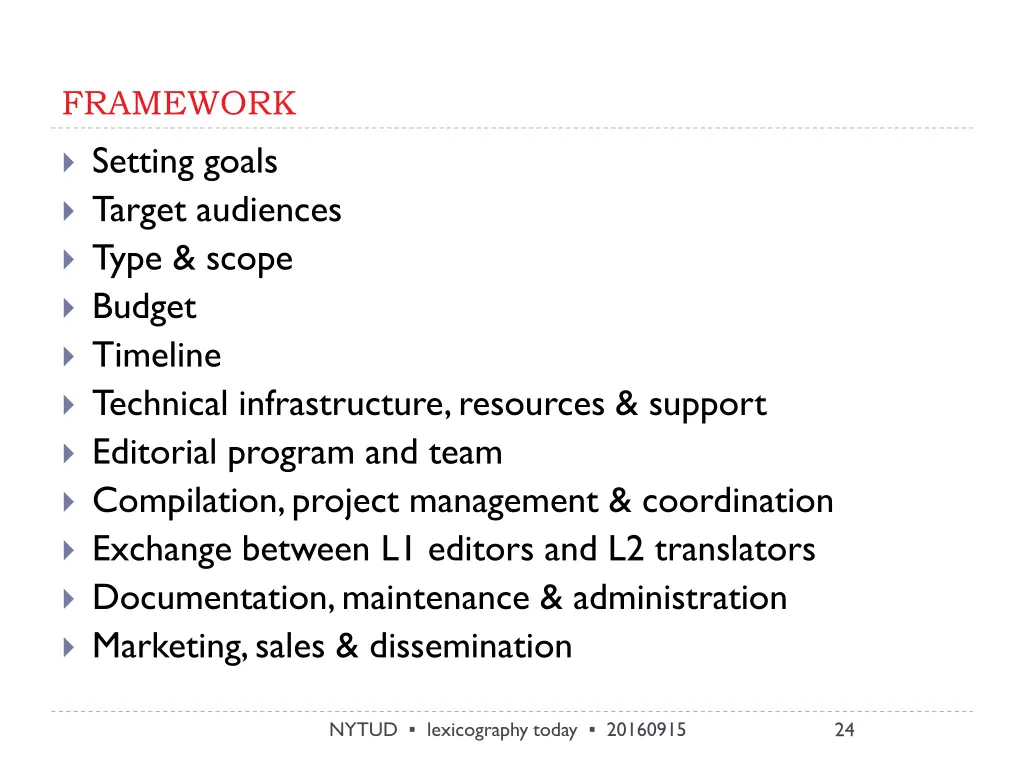 framework