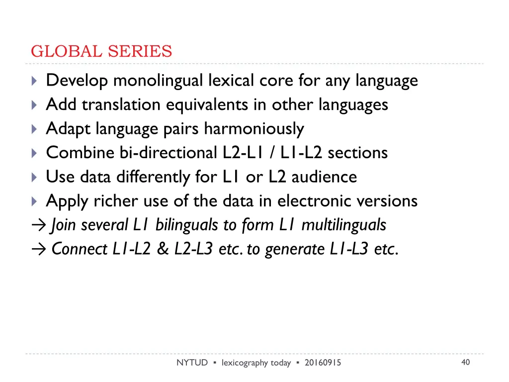 global series