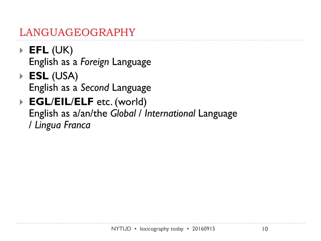 languageography
