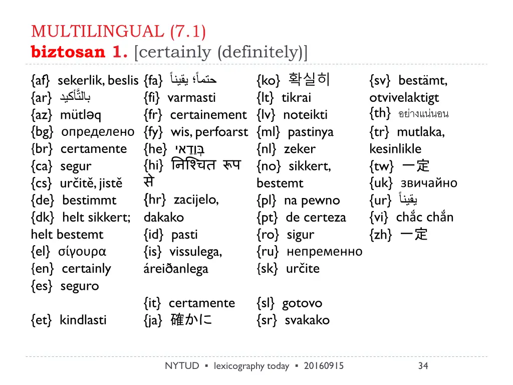 multilingual 7 1 biztosan 1 certainly definitely