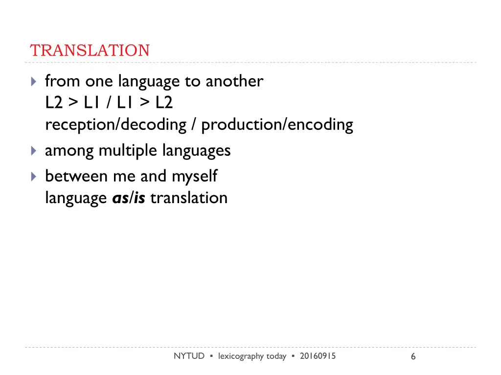 translation