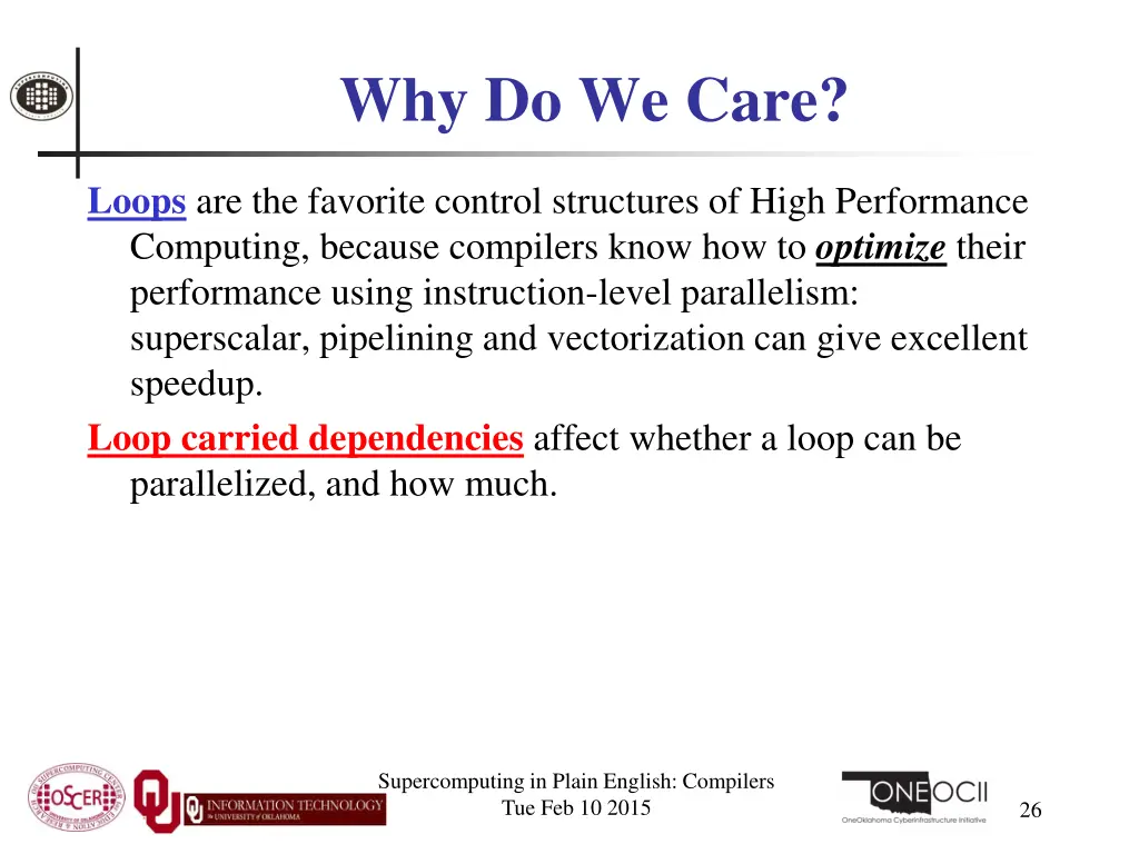 why do we care