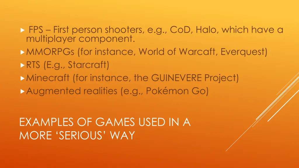 fps first person shooters e g cod halo which have
