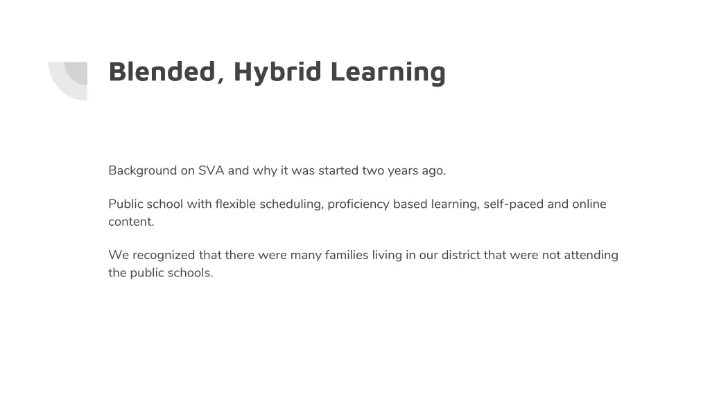 blended hybrid learning
