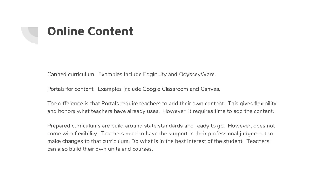 online content