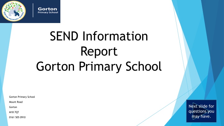 send information report gorton primary school