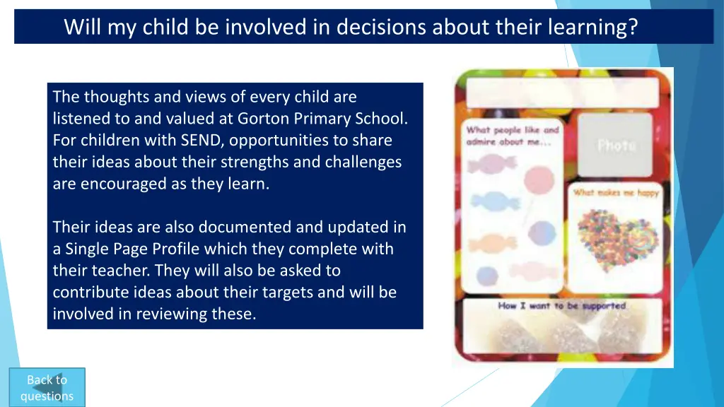 will my child be involved in decisions about