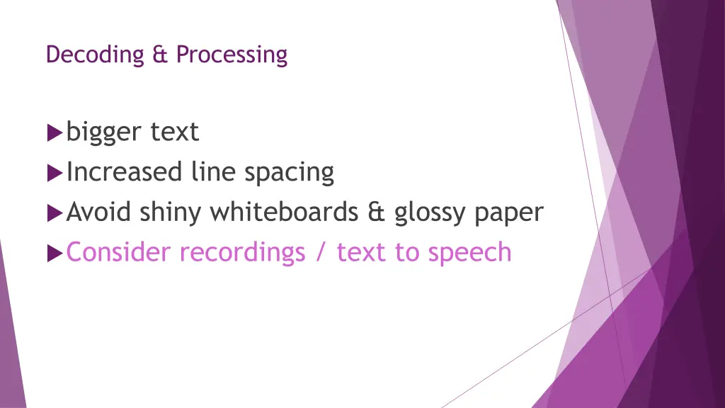 decoding processing