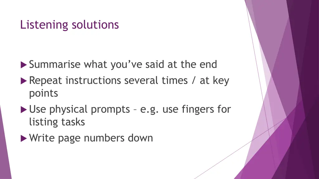 listening solutions