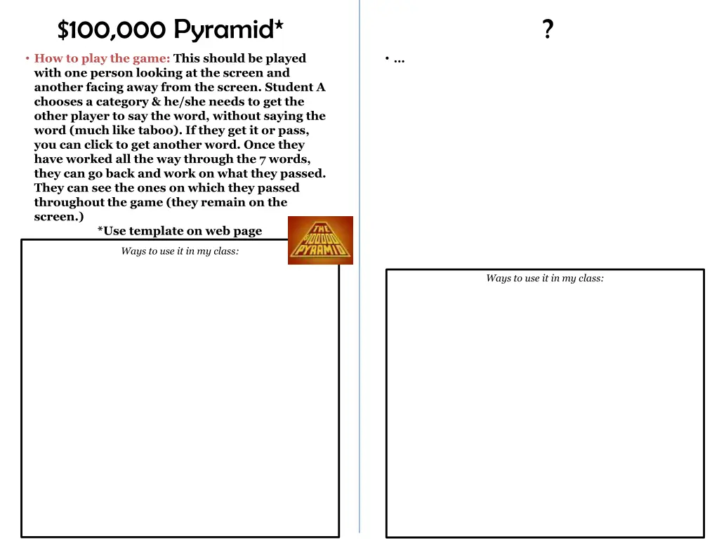 100 000 pyramid