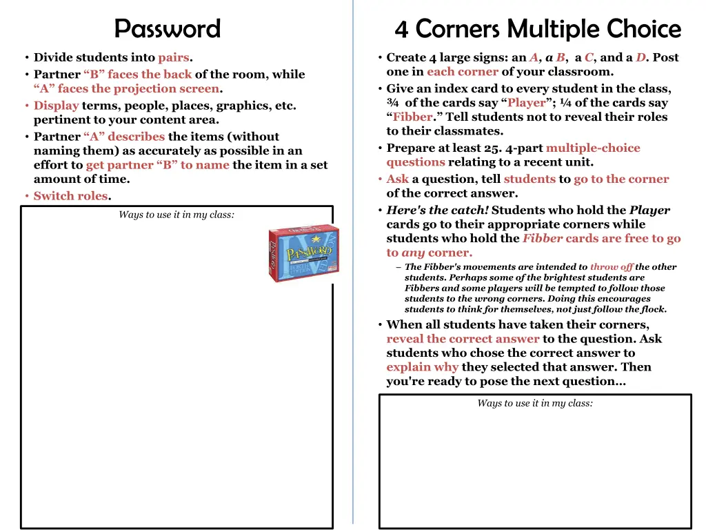 password