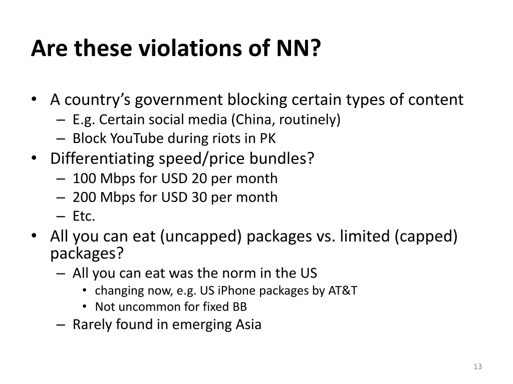 are these violations of nn