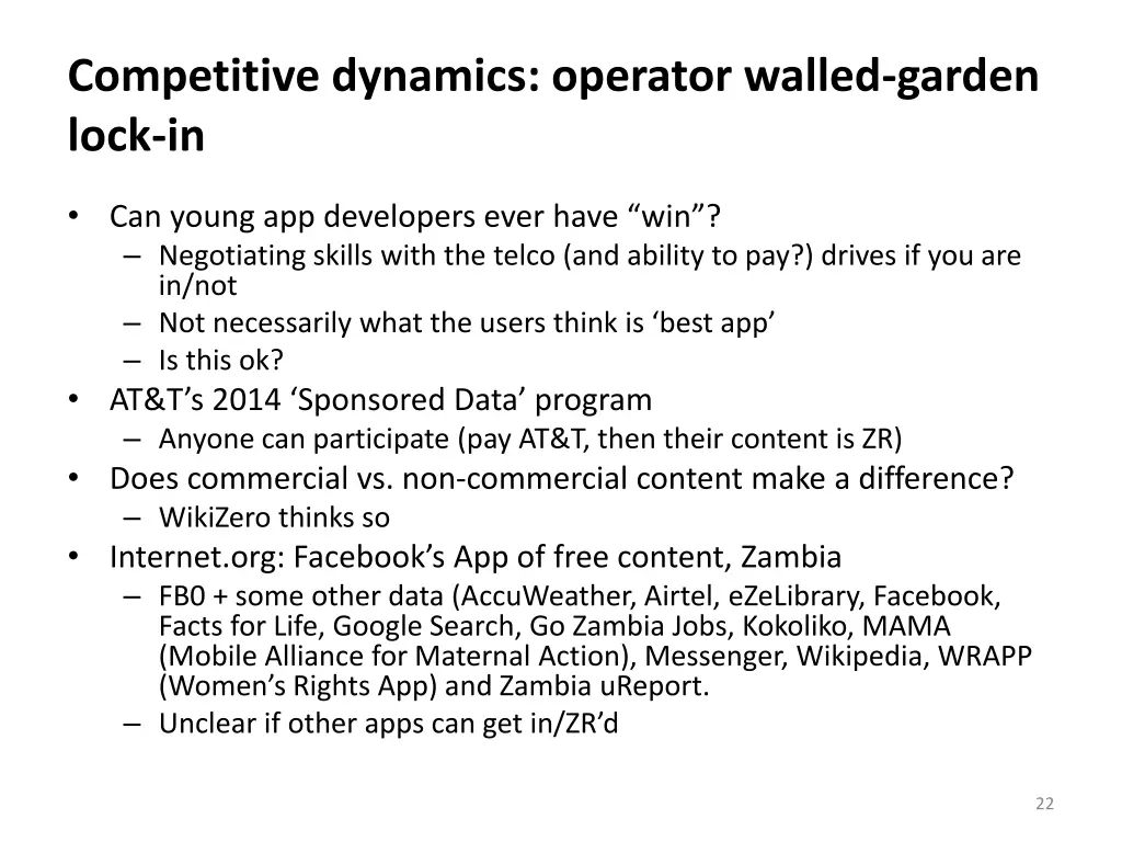 competitive dynamics operator walled garden lock