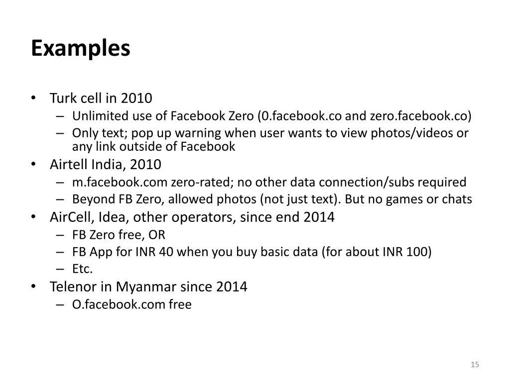 examples