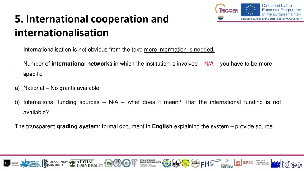 5 international cooperation