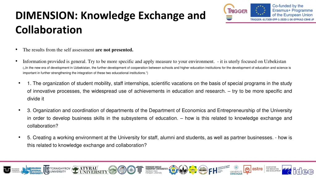 dimension knowledge exchange and collaboration