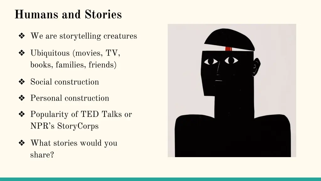 humans and stories