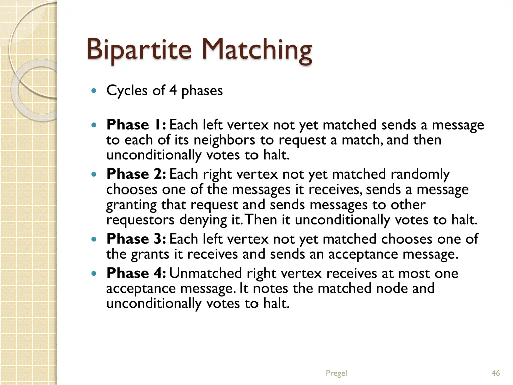 bipartite matching 1