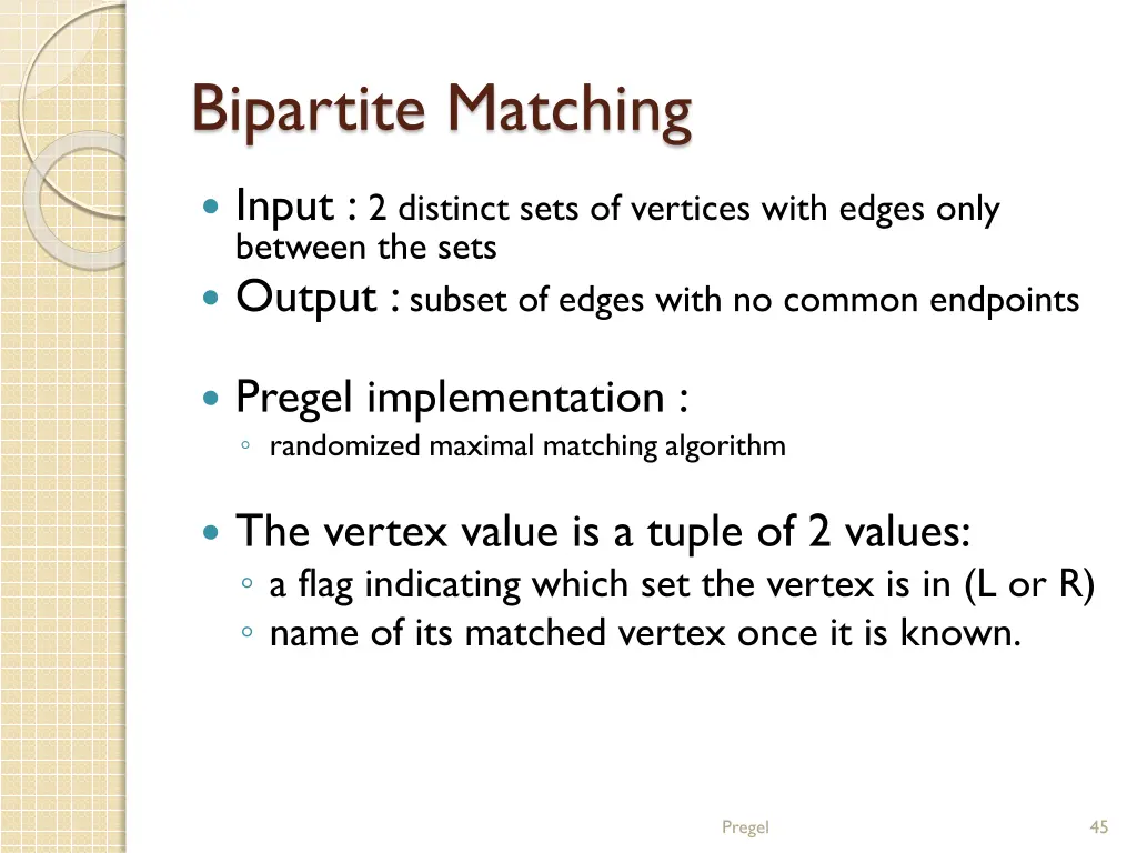 bipartite matching