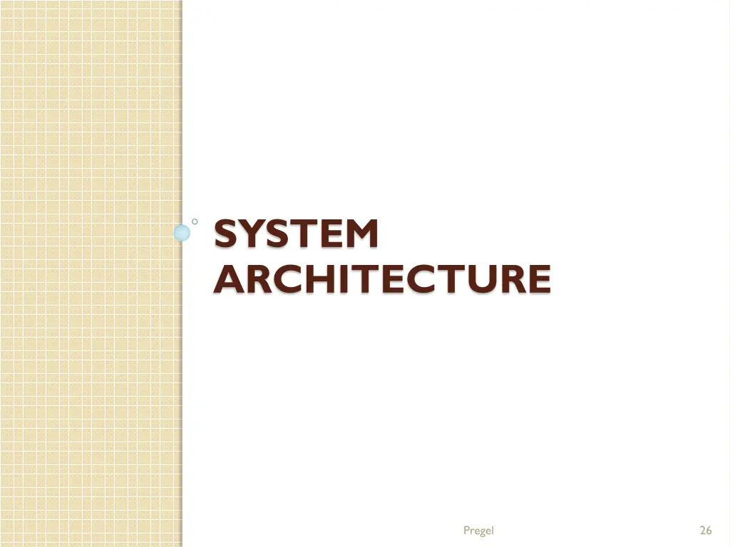 system architecture