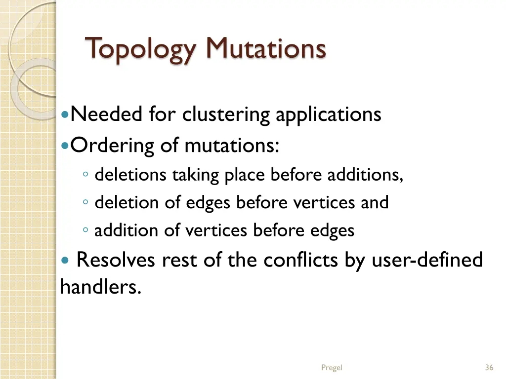 topology mutations