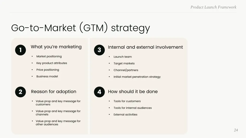 product launch framework 21