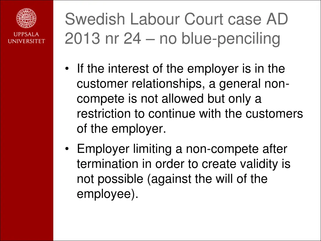 swedish labour court case ad 2013 nr 24 no blue
