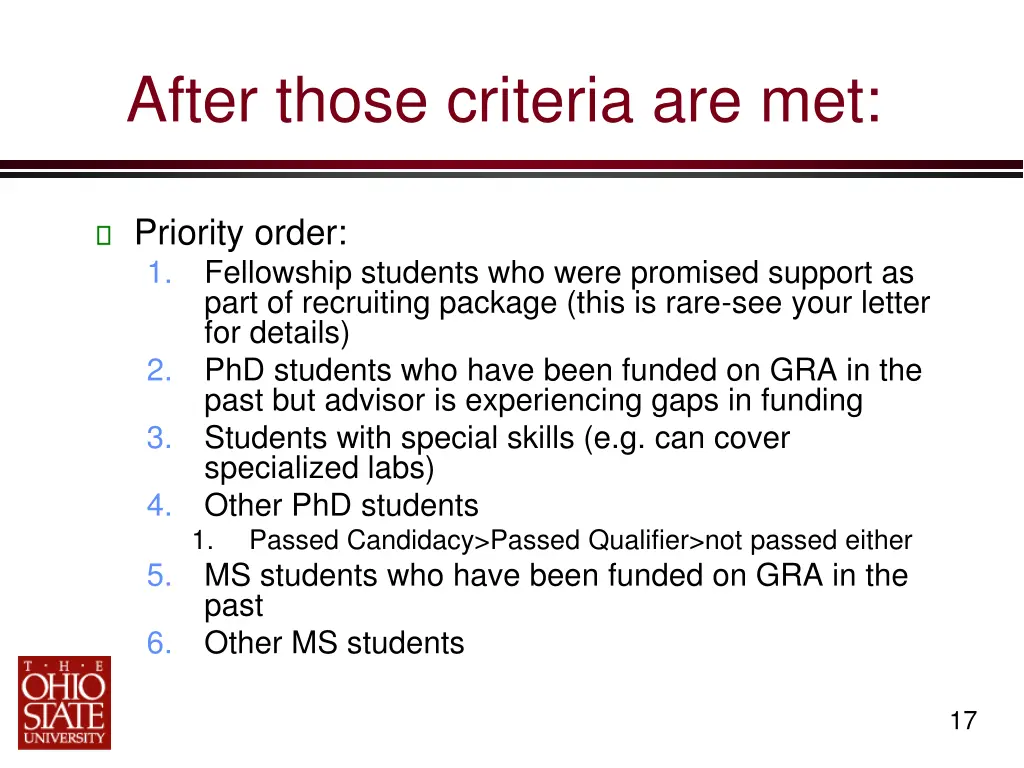 after those criteria are met