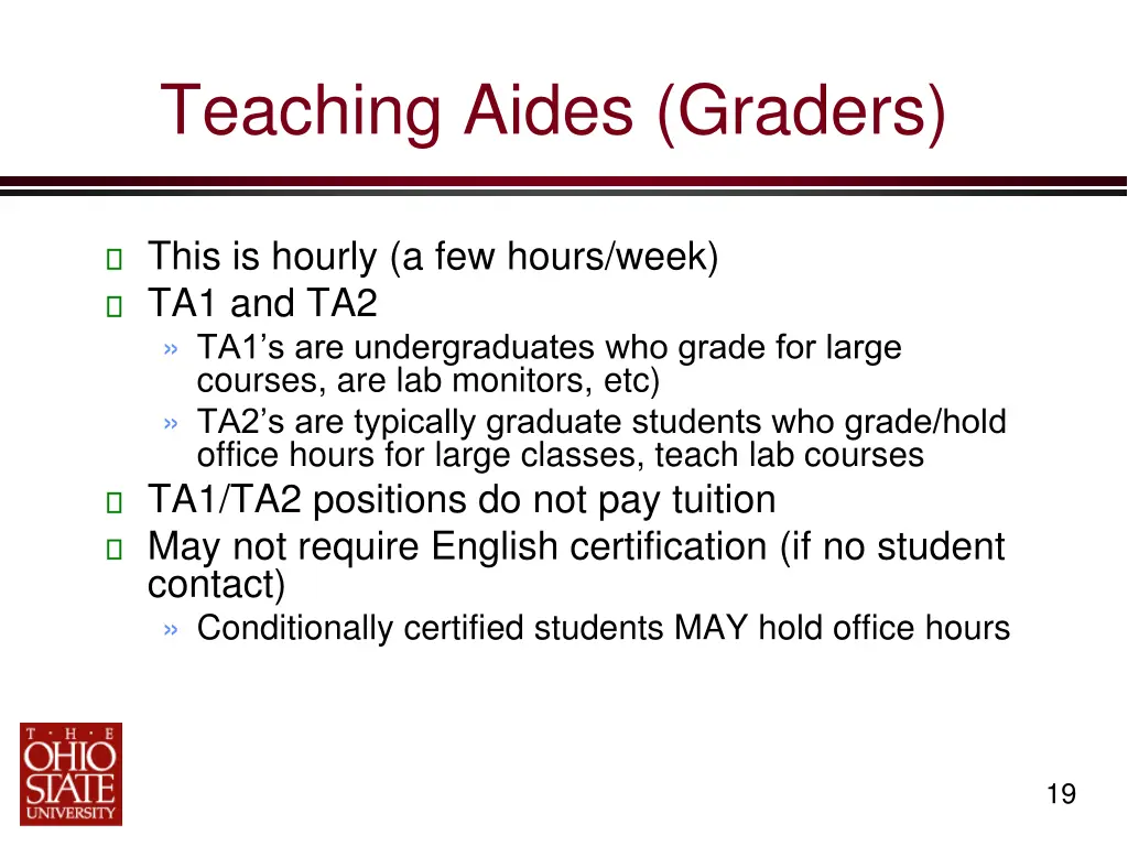 teaching aides graders