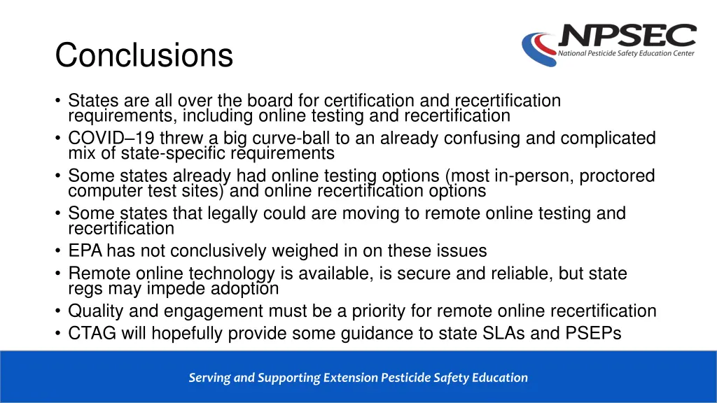 conclusions