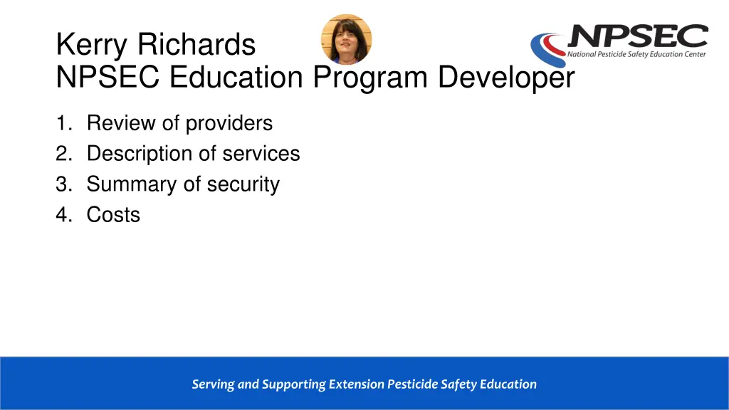 kerry richards npsec education program developer