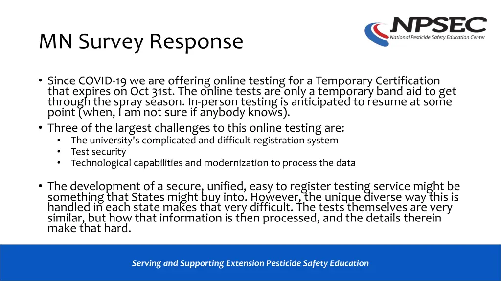 mn survey response