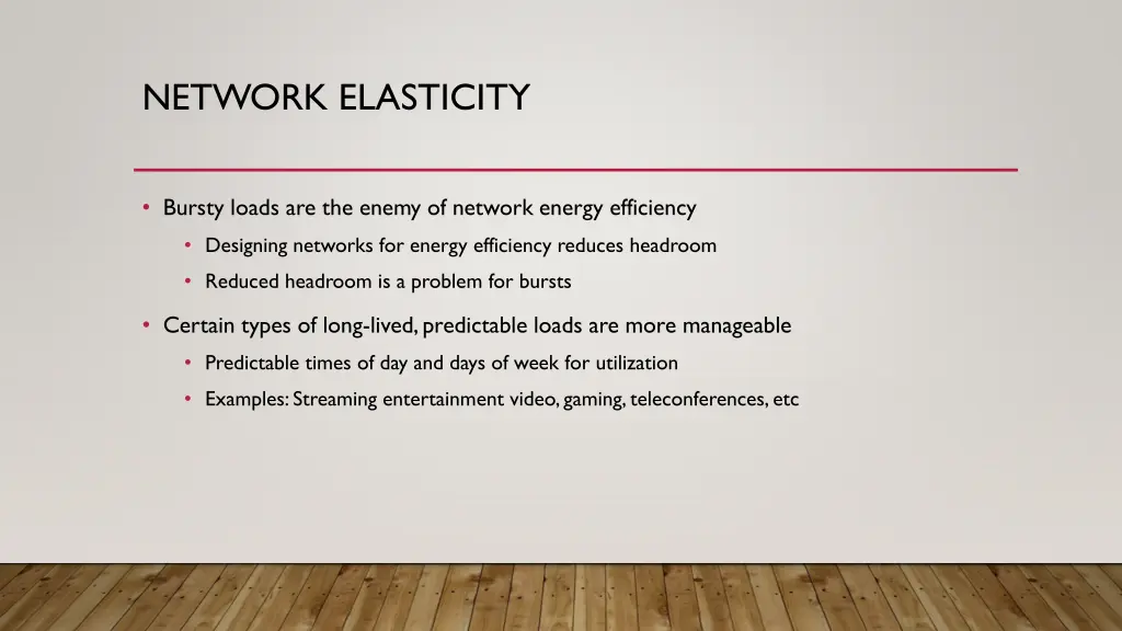 network elasticity 1