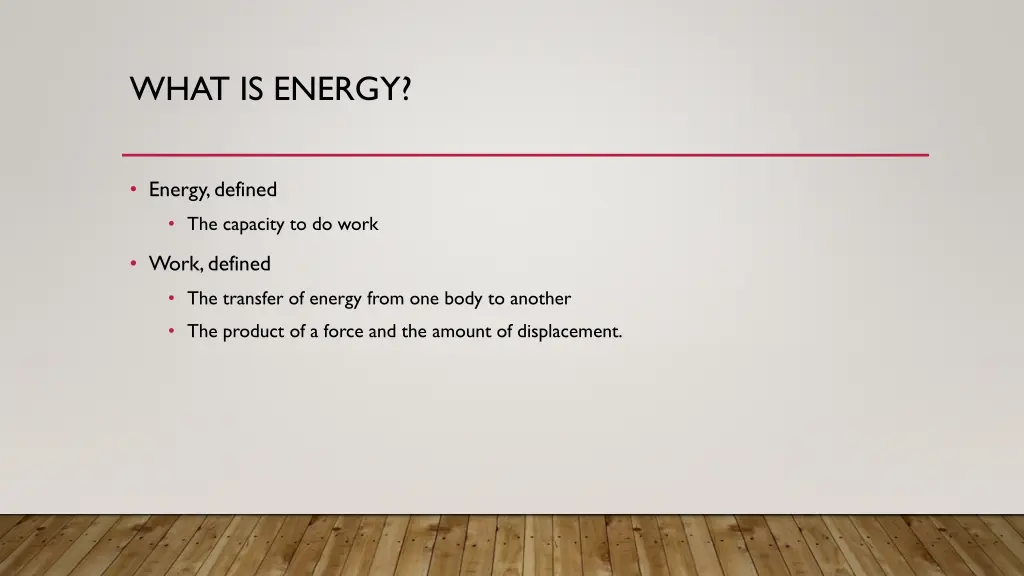 what is energy