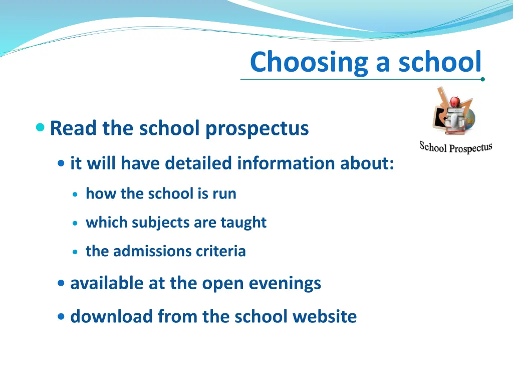 choosing a school 4