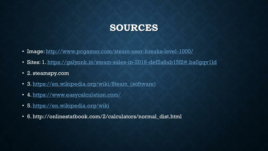 sources
