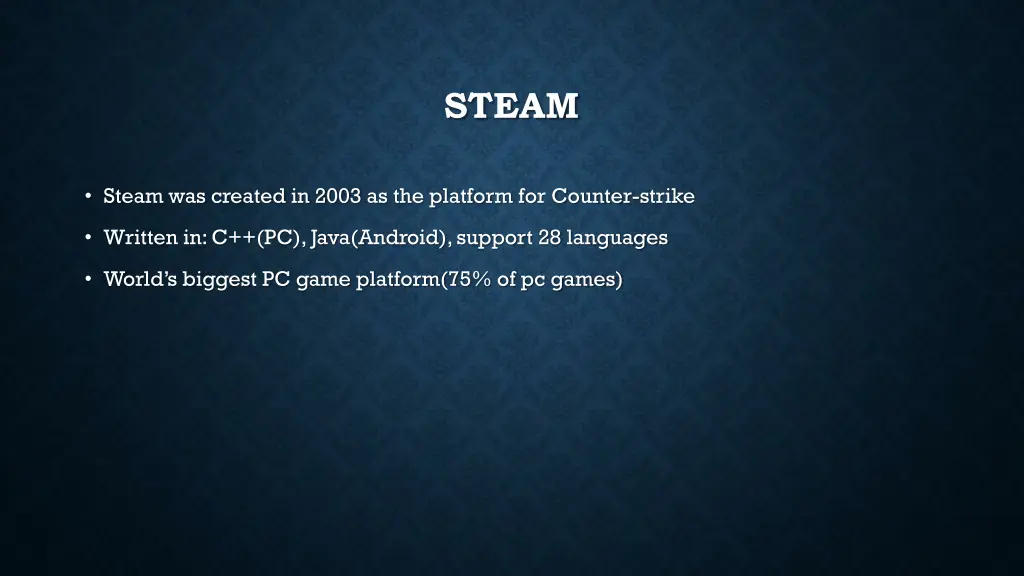 steam