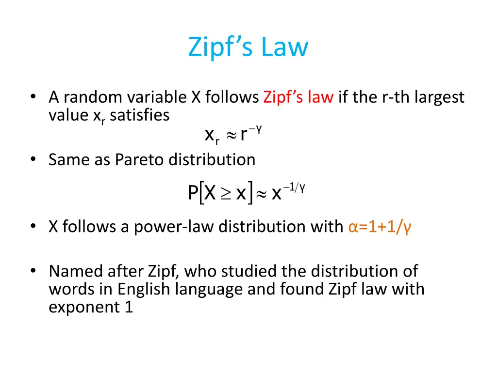 zipf s law