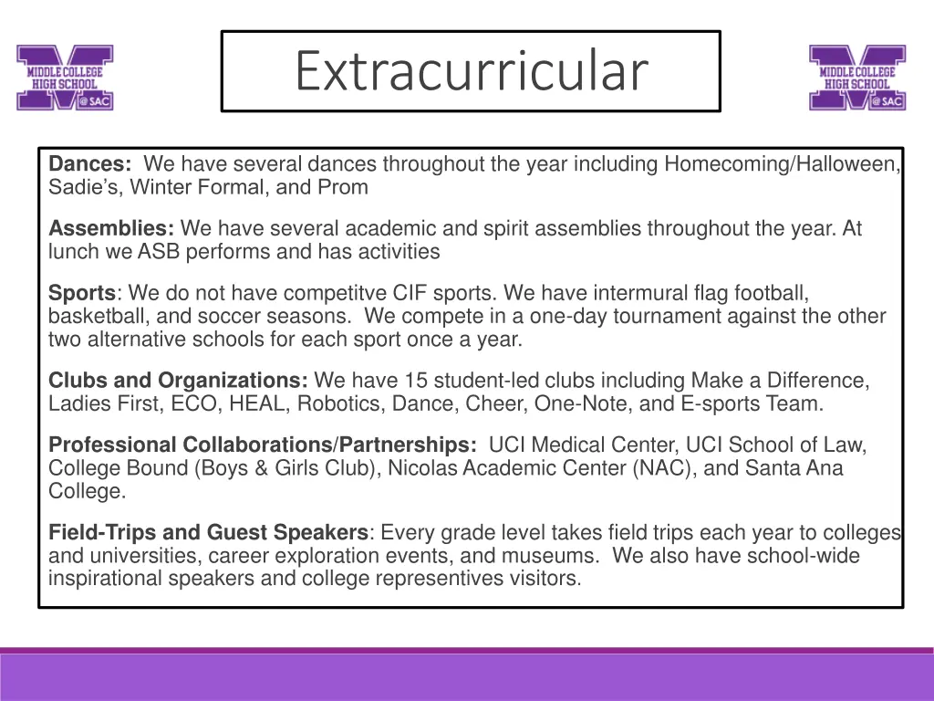 extracurricular