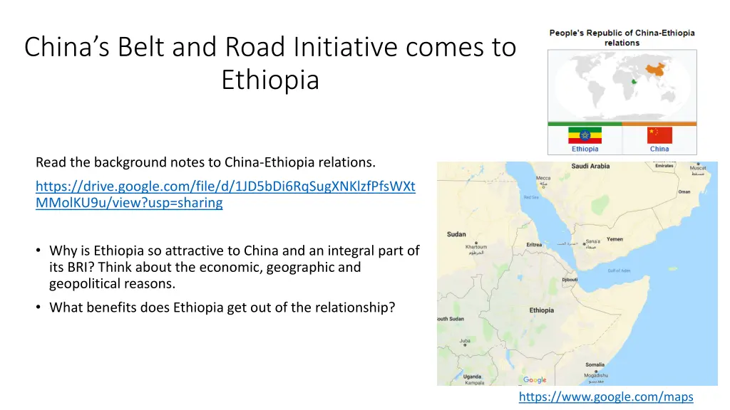 china s belt and road initiative comes to ethiopia