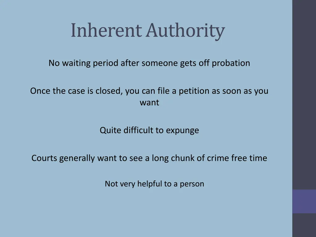 inherent authority