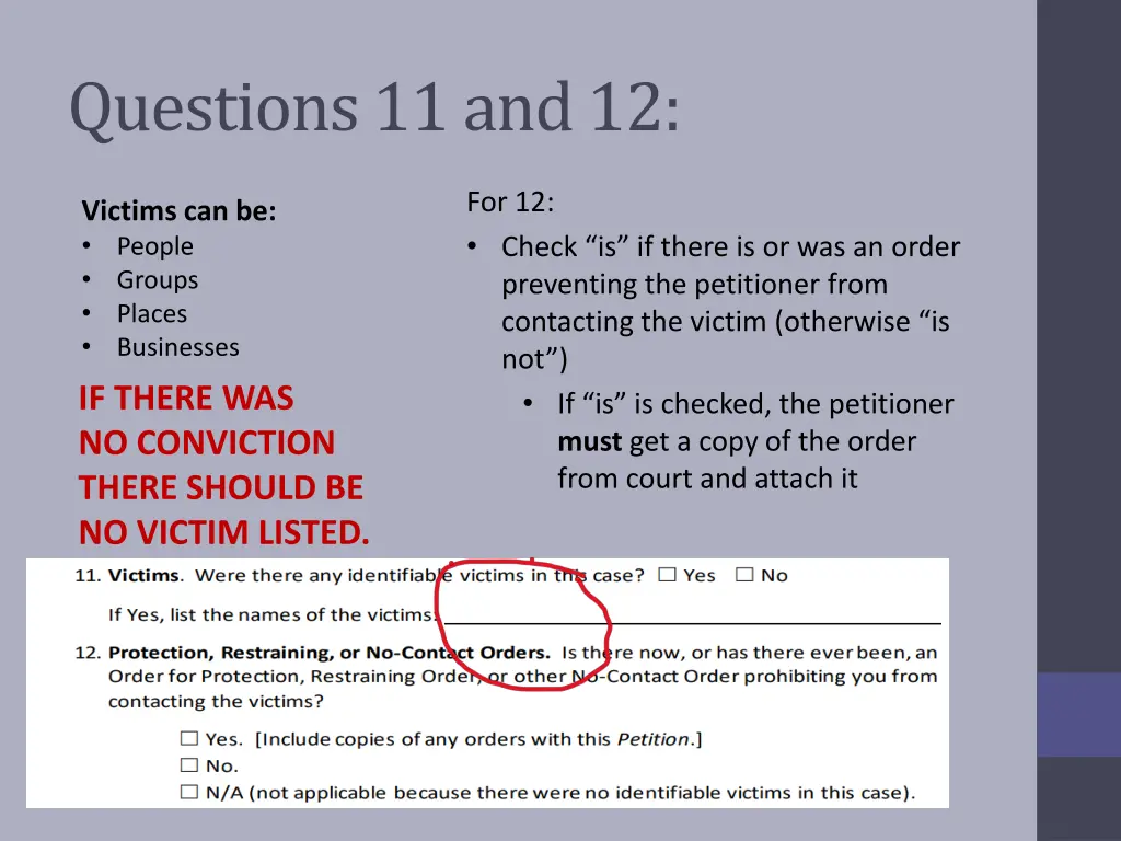 questions 11 and 12