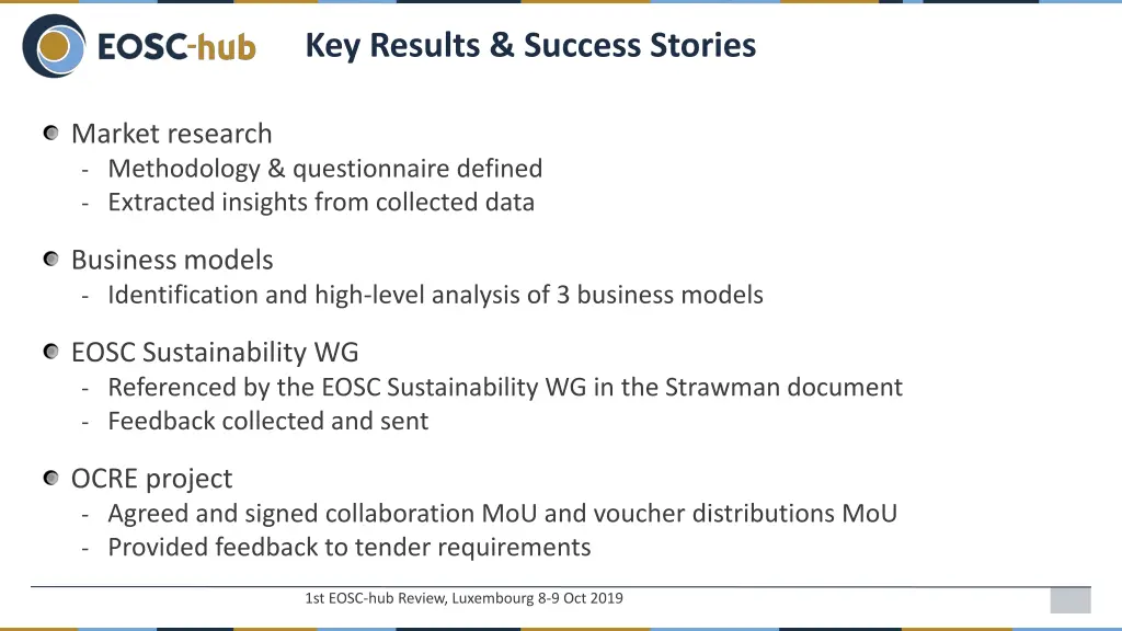 key results success stories