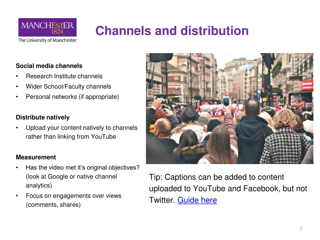 channels and distribution